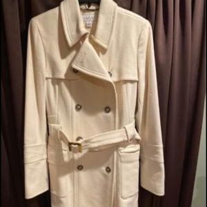 Beige/white Peacoat size 10